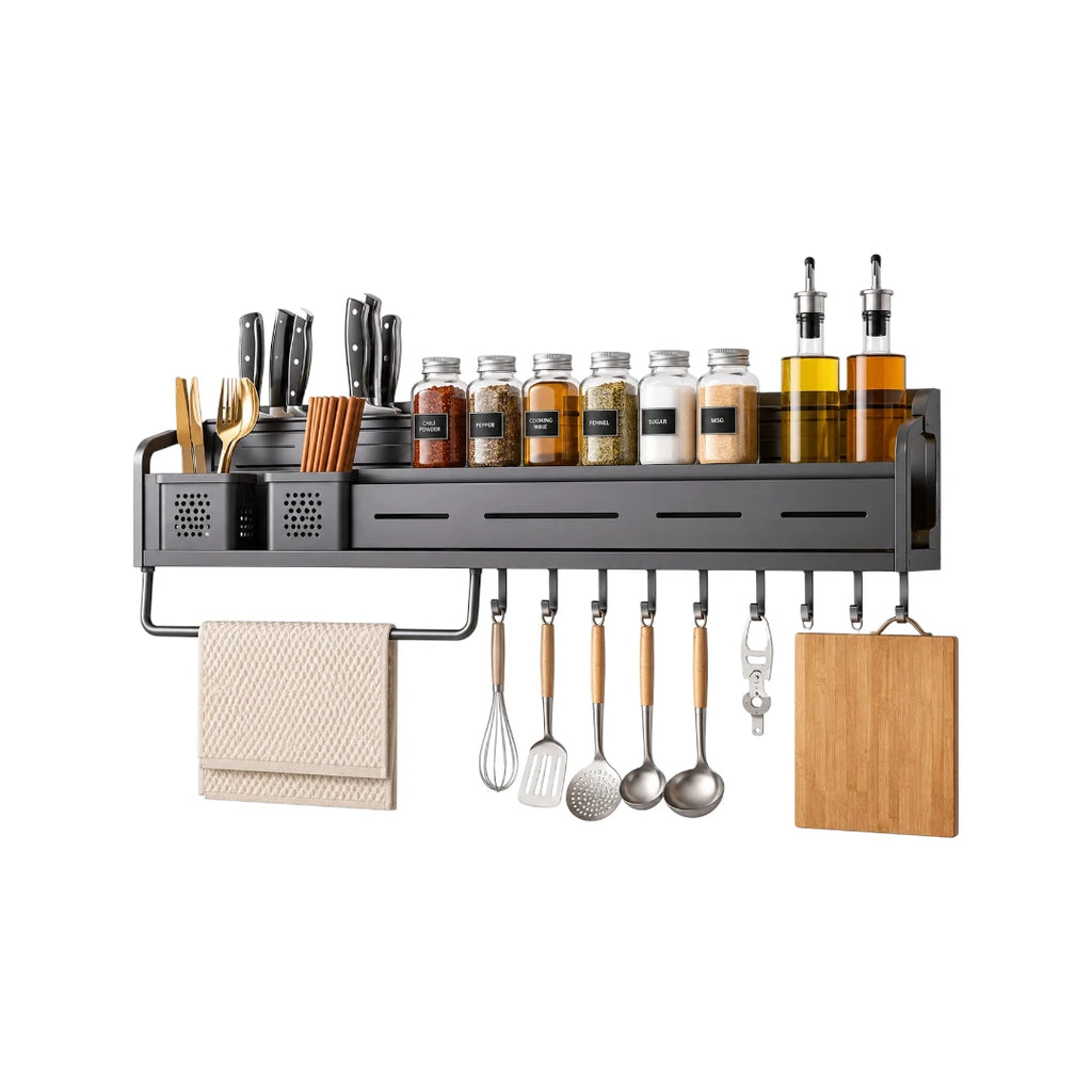 Vyzro All-in-One Multi-Functional Kitchen Storage Rack & Wall-Mounted Organizer