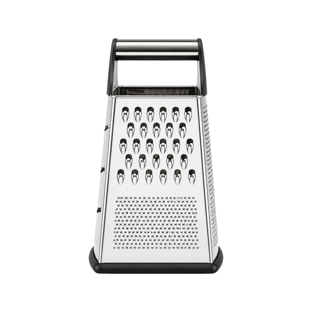 Vyzro Professional Stainless Steel 4-Sided Box Grater - Kitchen Food Grater & Zester